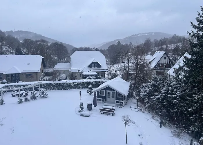 Apartamento !!! Fuer 6xpersonen, Terrasse, Garten, Hund Willkommen!!! Winterberg